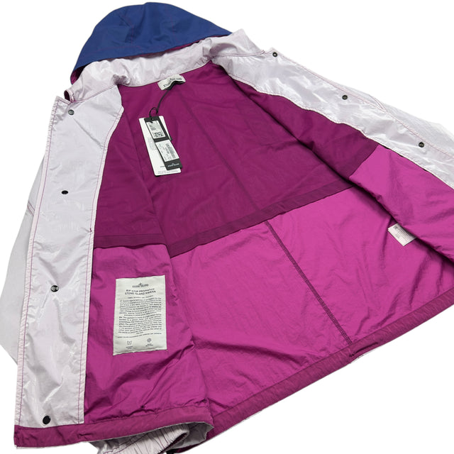 S/S 23 Stone Island Marina Rip Stop Prismatico Reflective Jacket