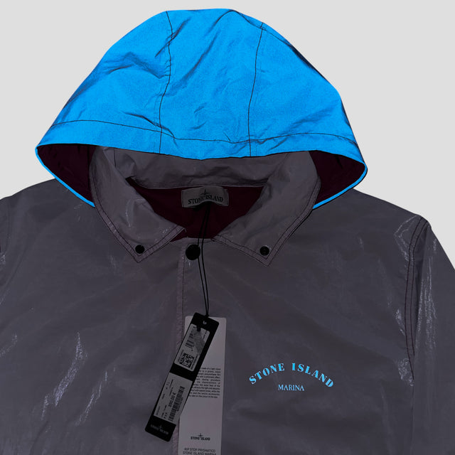 S/S 23 Stone Island Marina Rip Stop Prismatico Reflective Jacket