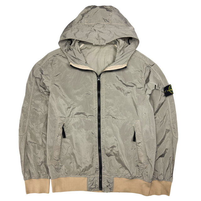 S/S 18 Stone Island Nylon Metal Watro Jacket - Silver