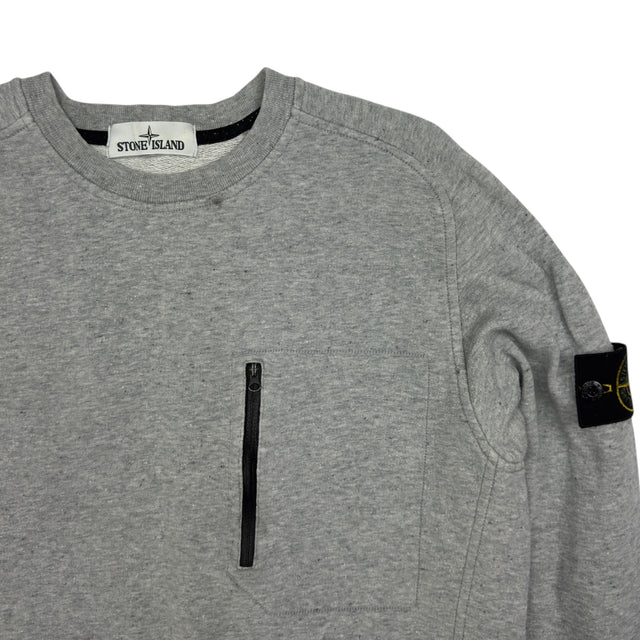 A/W 16 Stone Island Marl Pocket Sweater - Grey