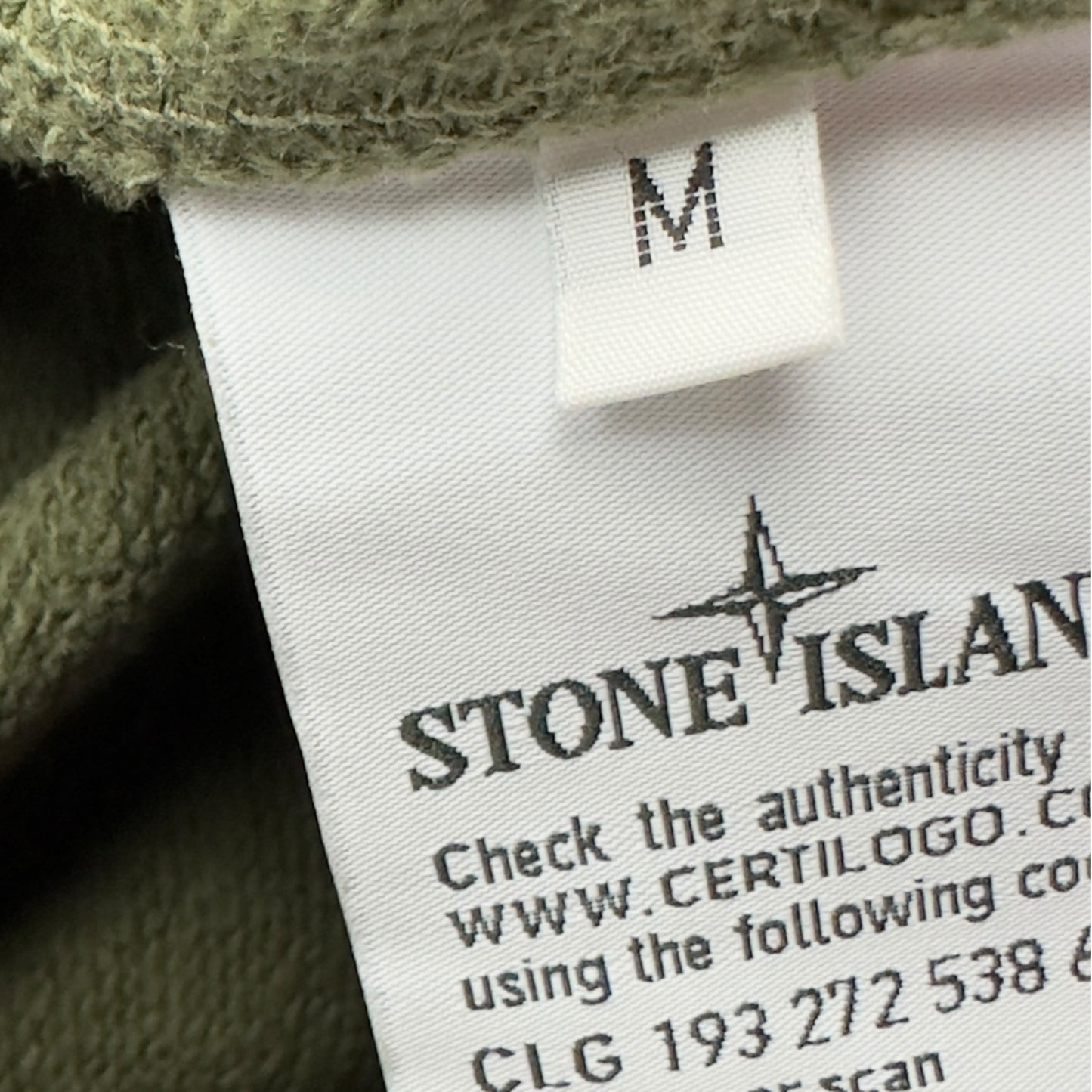 A/W 19 Stone Island Distressed Spellout Logo Crewneck Sweater