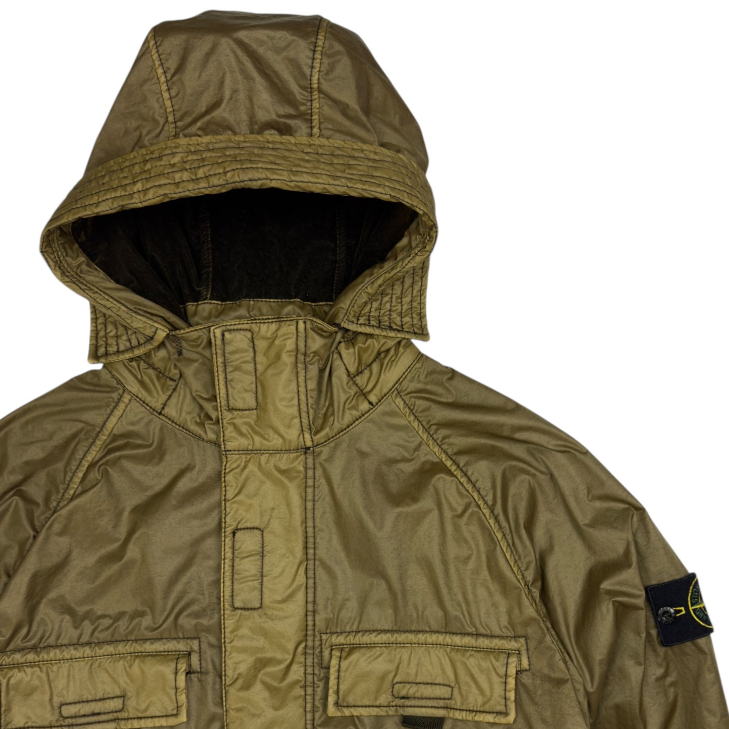 A/W 18 Stone Island Lamy Flock Field Jacket - Khaki