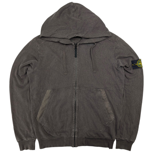 A/W 16 Stone Island Full Zip Hoodie - Brown