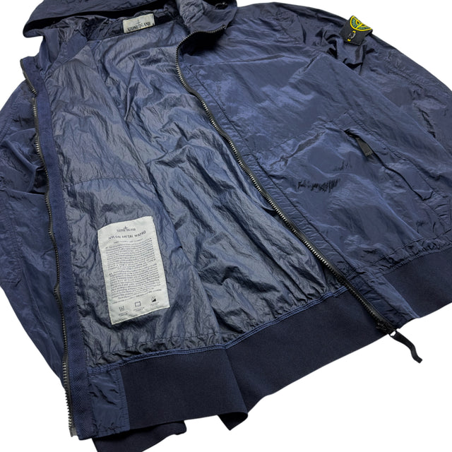 S/S 18 Stone Island Nylon Metal Watro Jacket - Navy