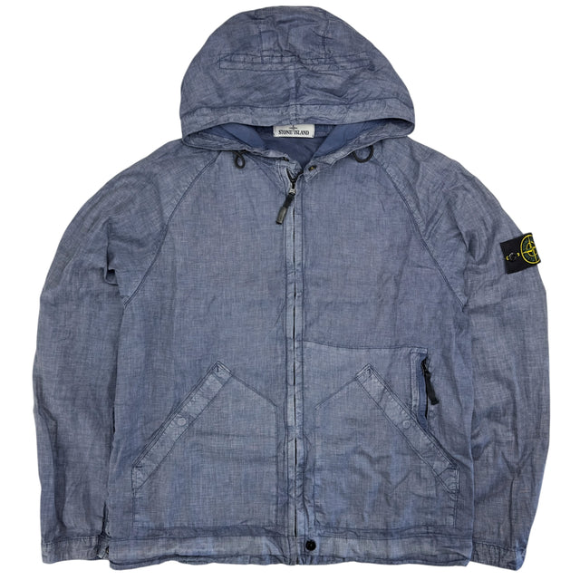 S/S 14 Stone Island Lino Watro Tela Jacket - Blue
