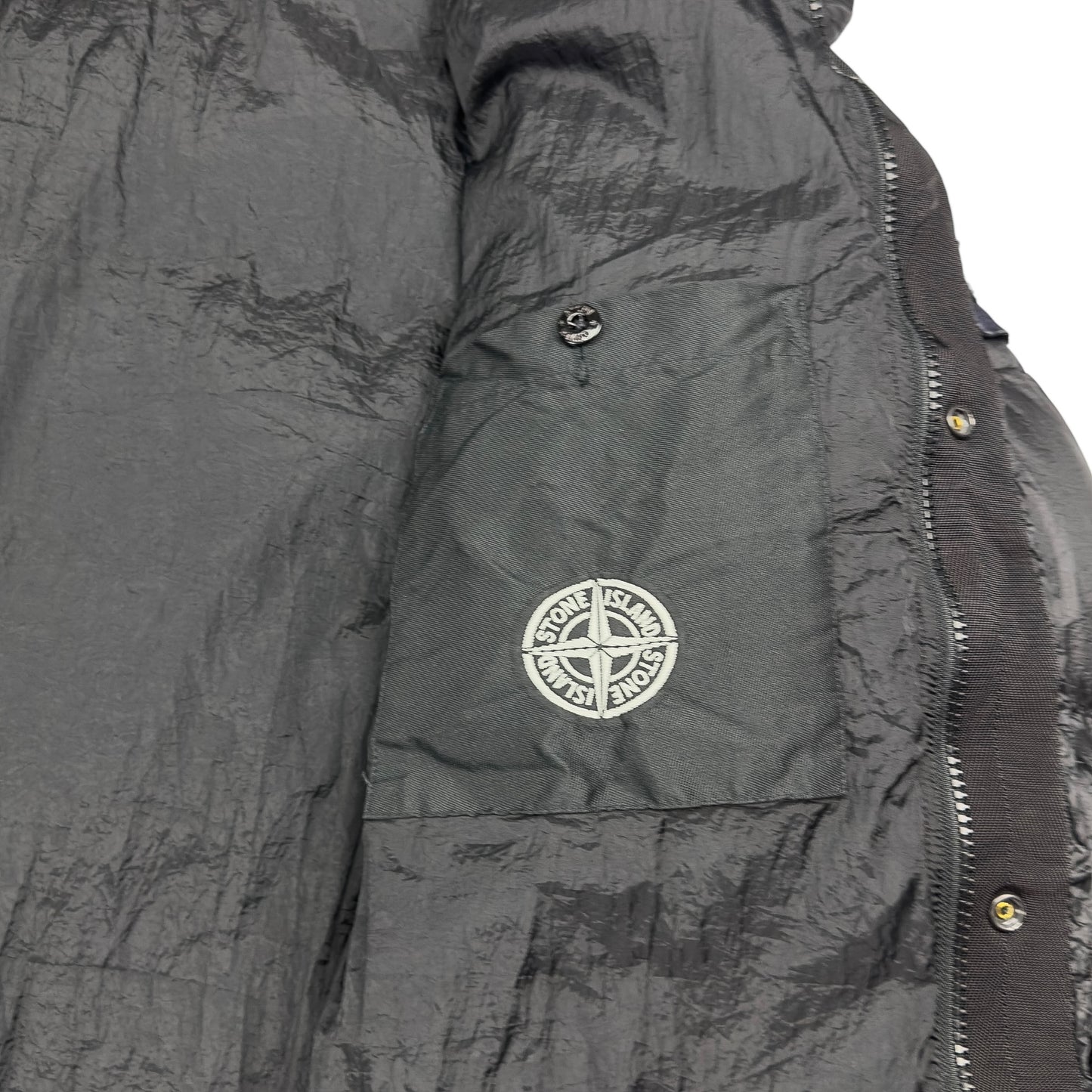 A/W 11 Stone Island Garment Dyed Down_26 GR X SQM_N Hoodless Puffer Jacket