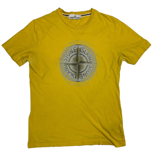 S/S 15 Stone Island Compass Logo T-Shirt - Yellow