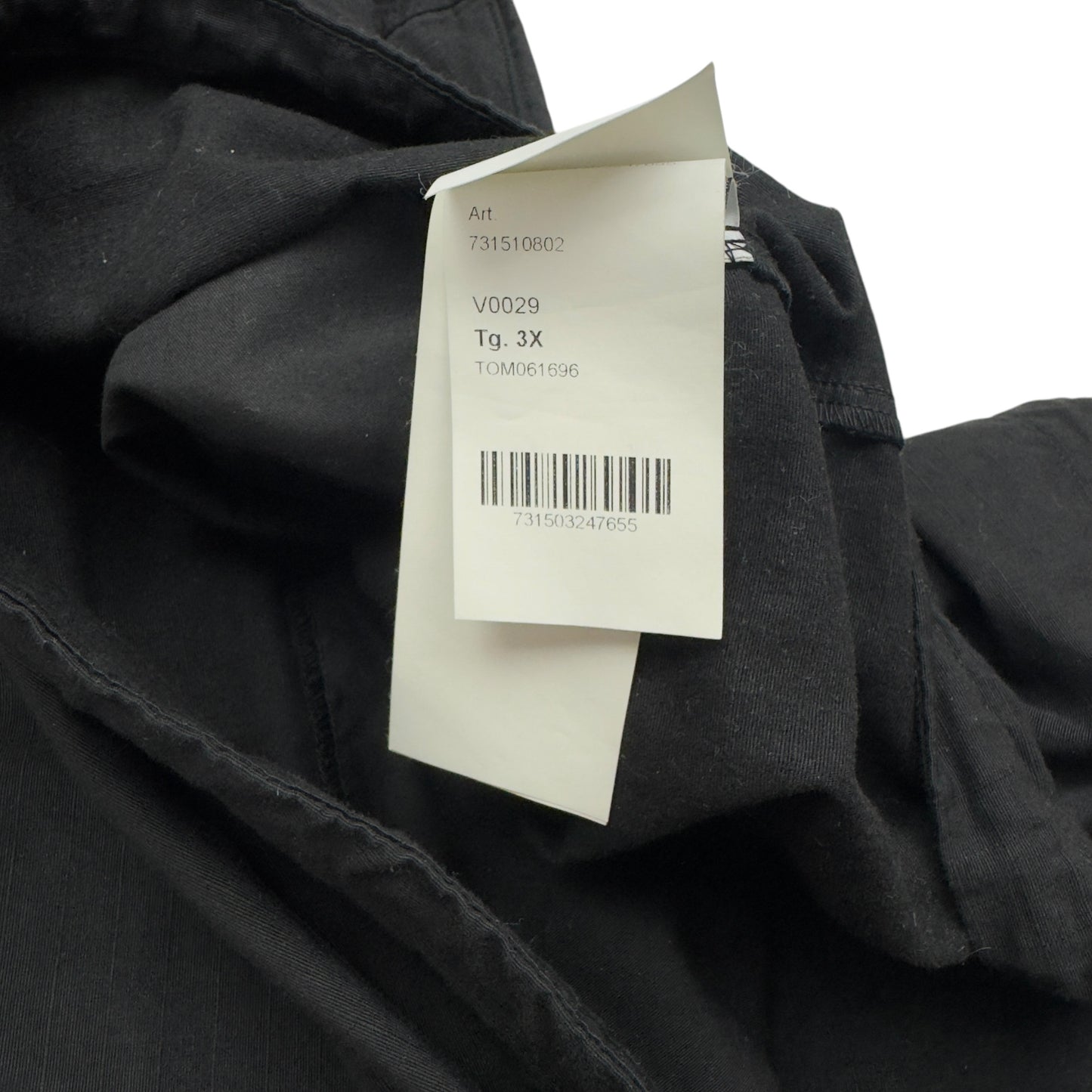 A/W 20 Stone Island Quarter Zip Ripstop Smock - Black