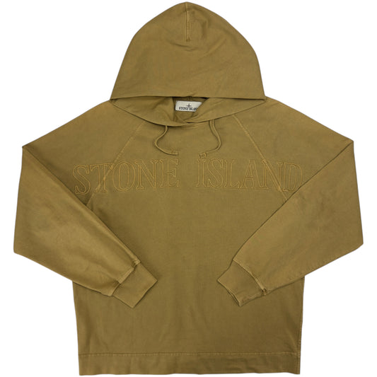 S/S 23 Stone Island Embroidered Spellout Hoodie