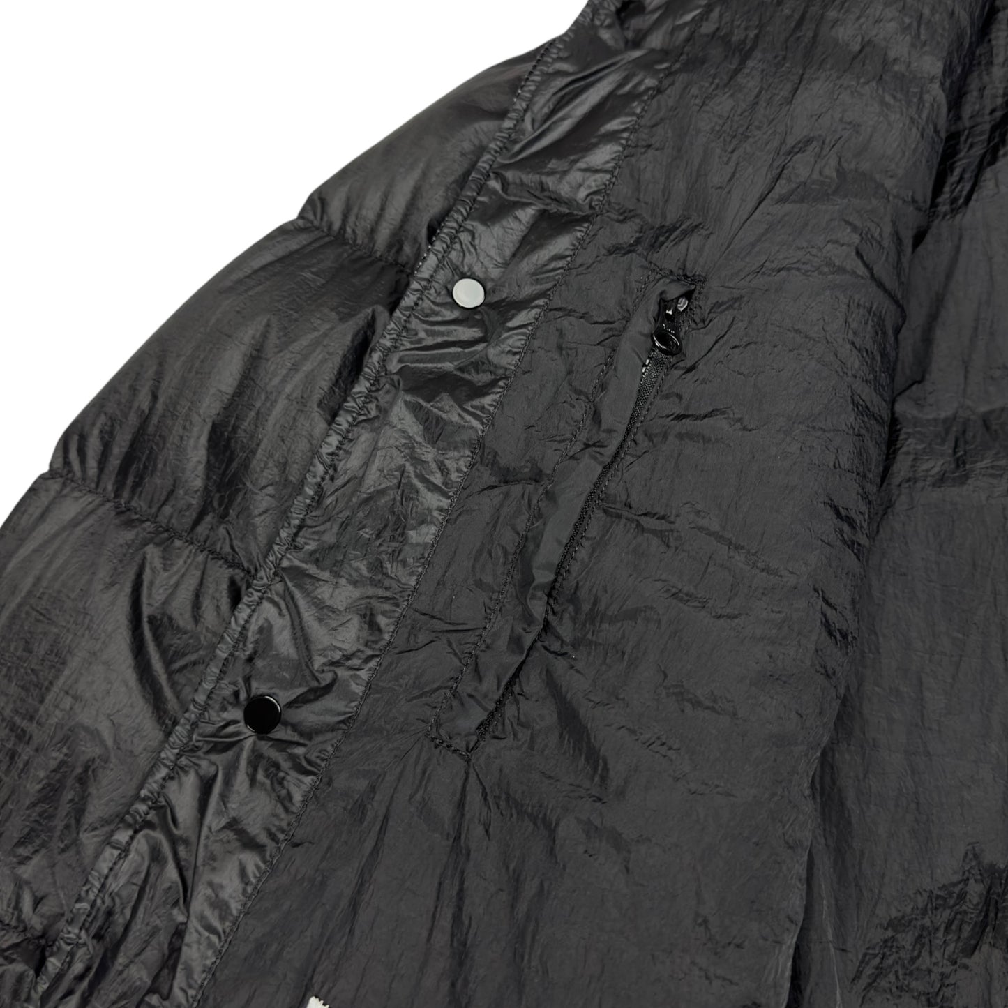 A/W 11 Stone Island Garment Dyed Down_26 GR X SQM_N Hoodless Puffer Jacket