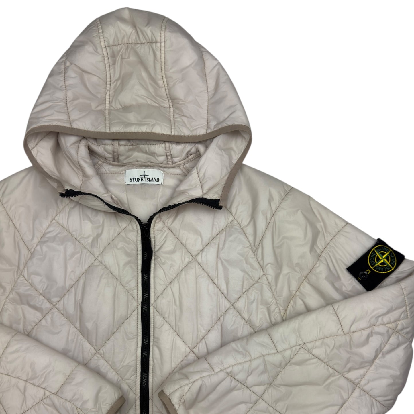 S/S 19 Stone Island Quilted Micro Yarn - Cream