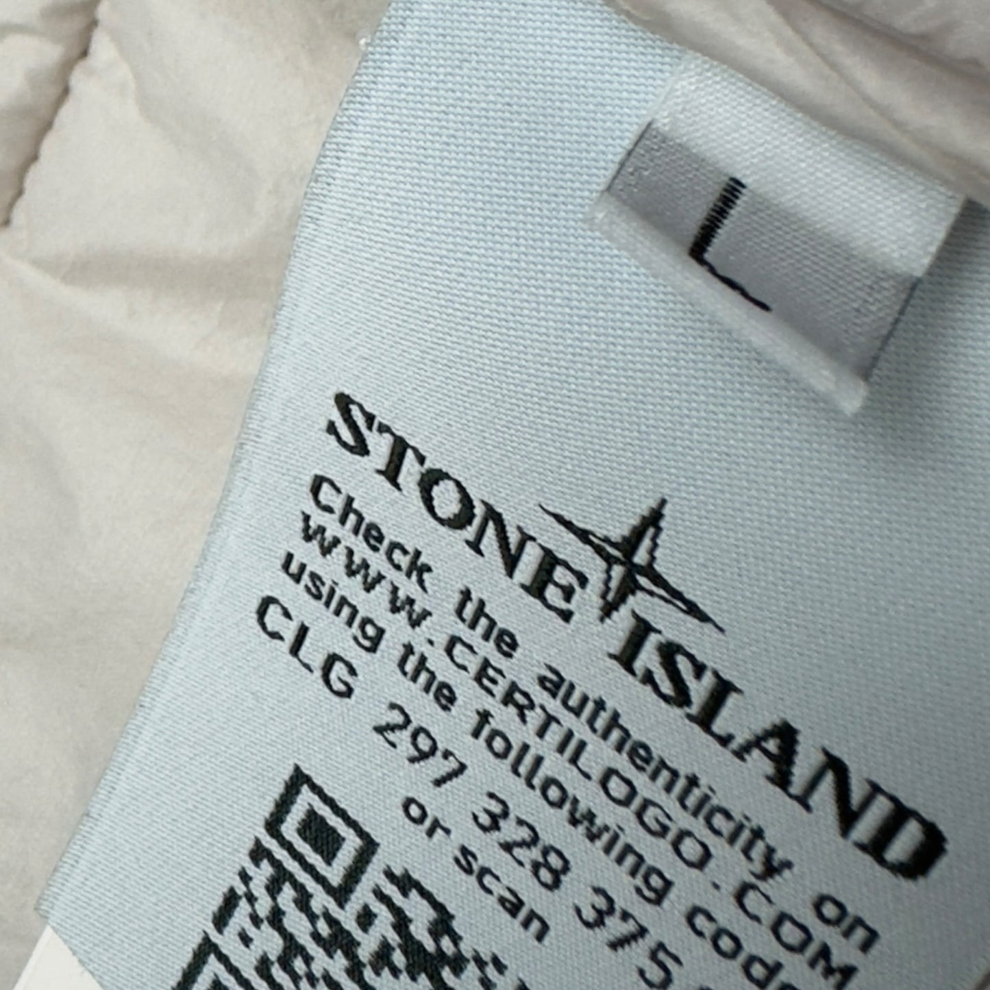 S/S 19 Stone Island Quilted Micro Yarn - Cream