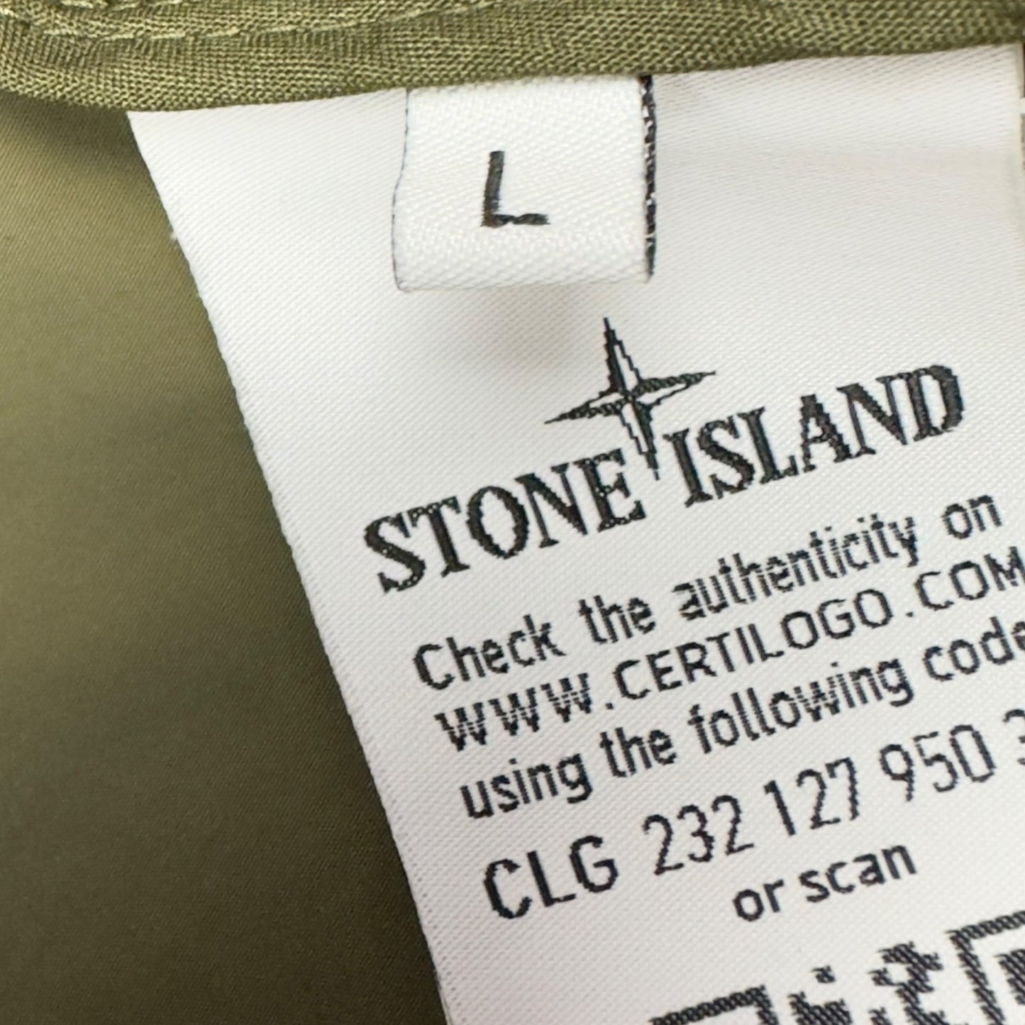 S/S 21 Stone Island Micro Reps Jacket - Khaki
