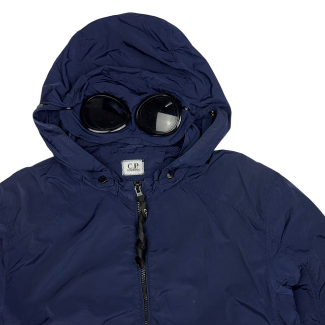 C.P. Company Chrome Nylon Goggle Jacket - Navy
