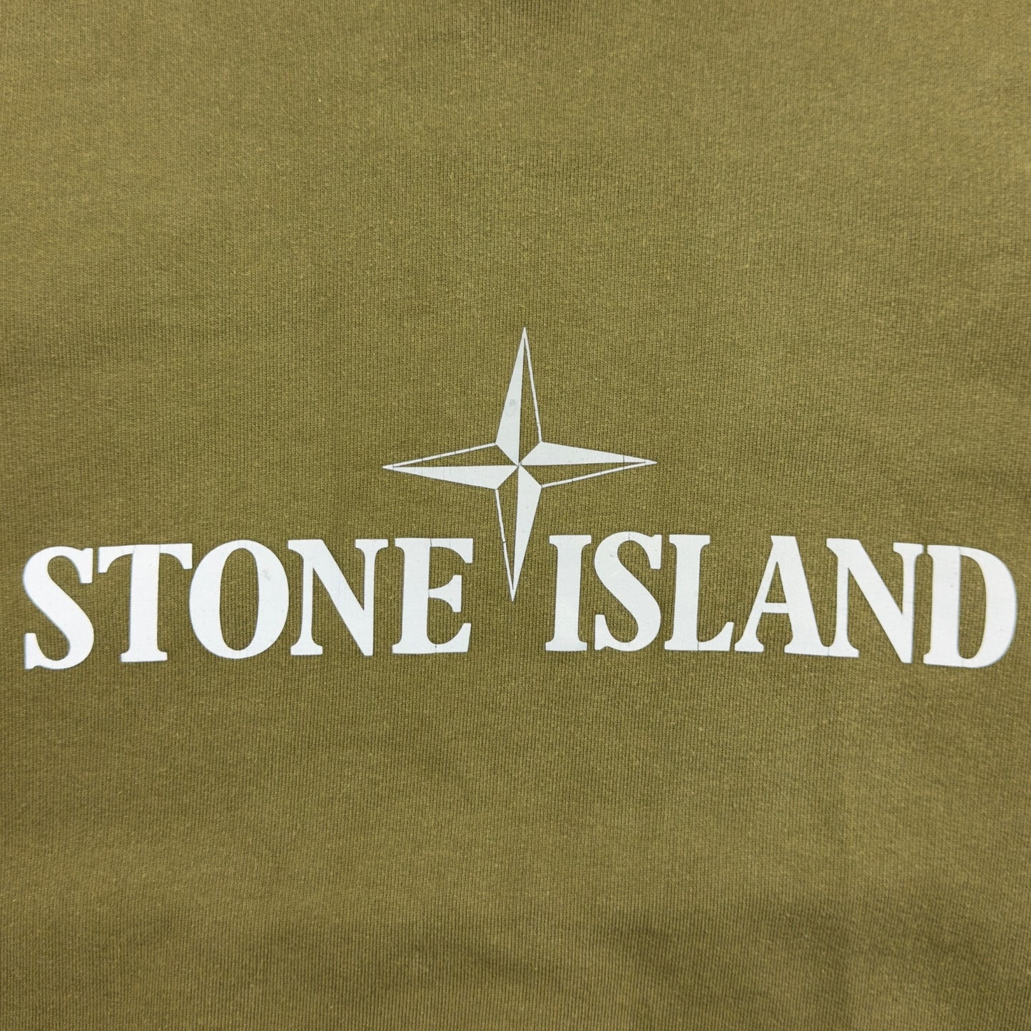 S/S 15 Stone Island Reflective Spellout Crewneck Sweater