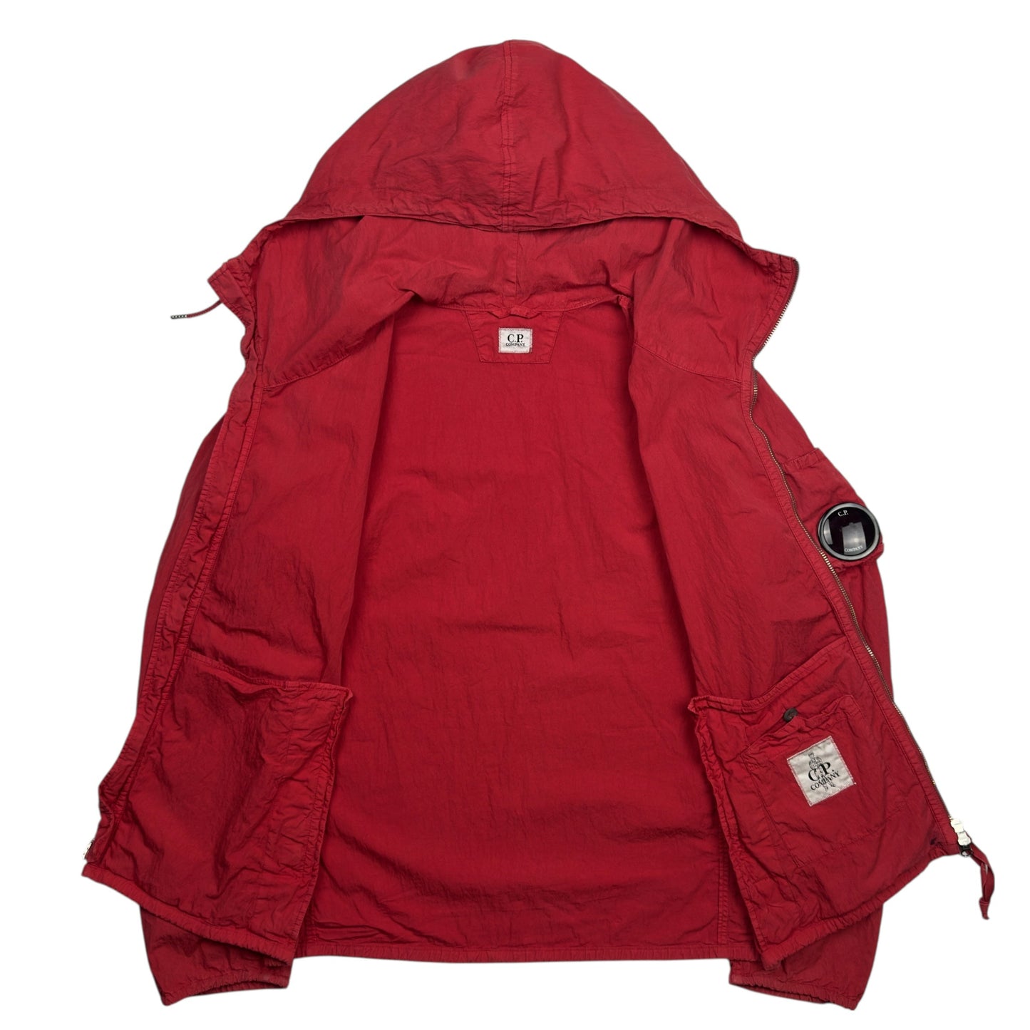 C.P. Company Big Lens Cotton Windbreaker - Red