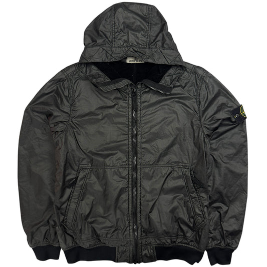 A/W 18 Stone Island Lamy Flock Jacket - Black