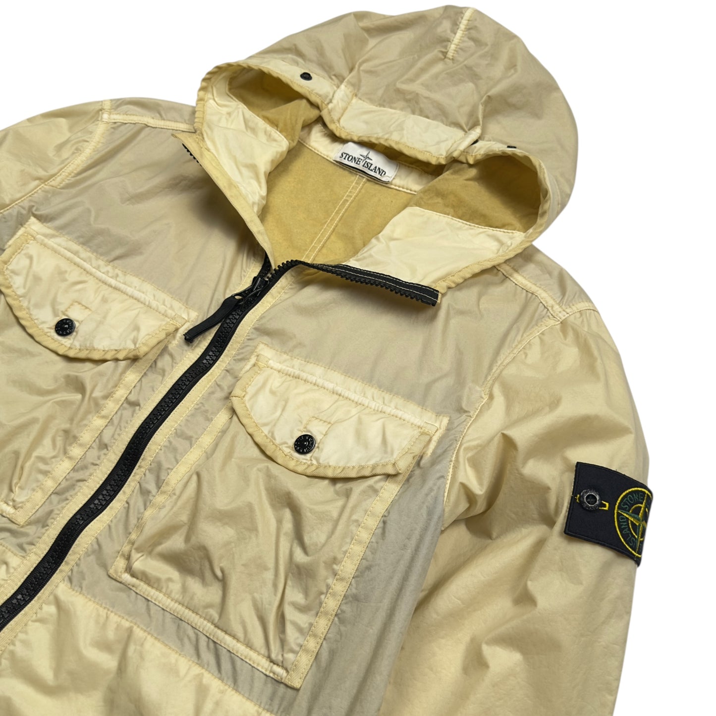 A/W 19 Stone Island Lamy Flock Jacket - Yellow