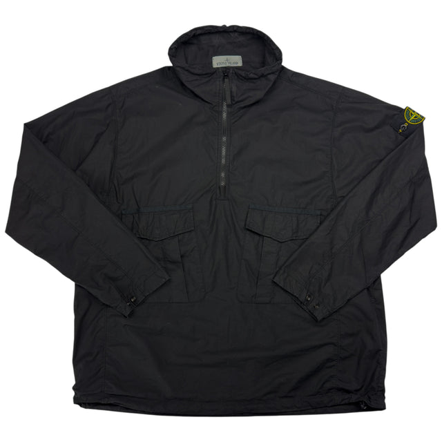 S/S 23 Stone Island Cotton Smock - Black