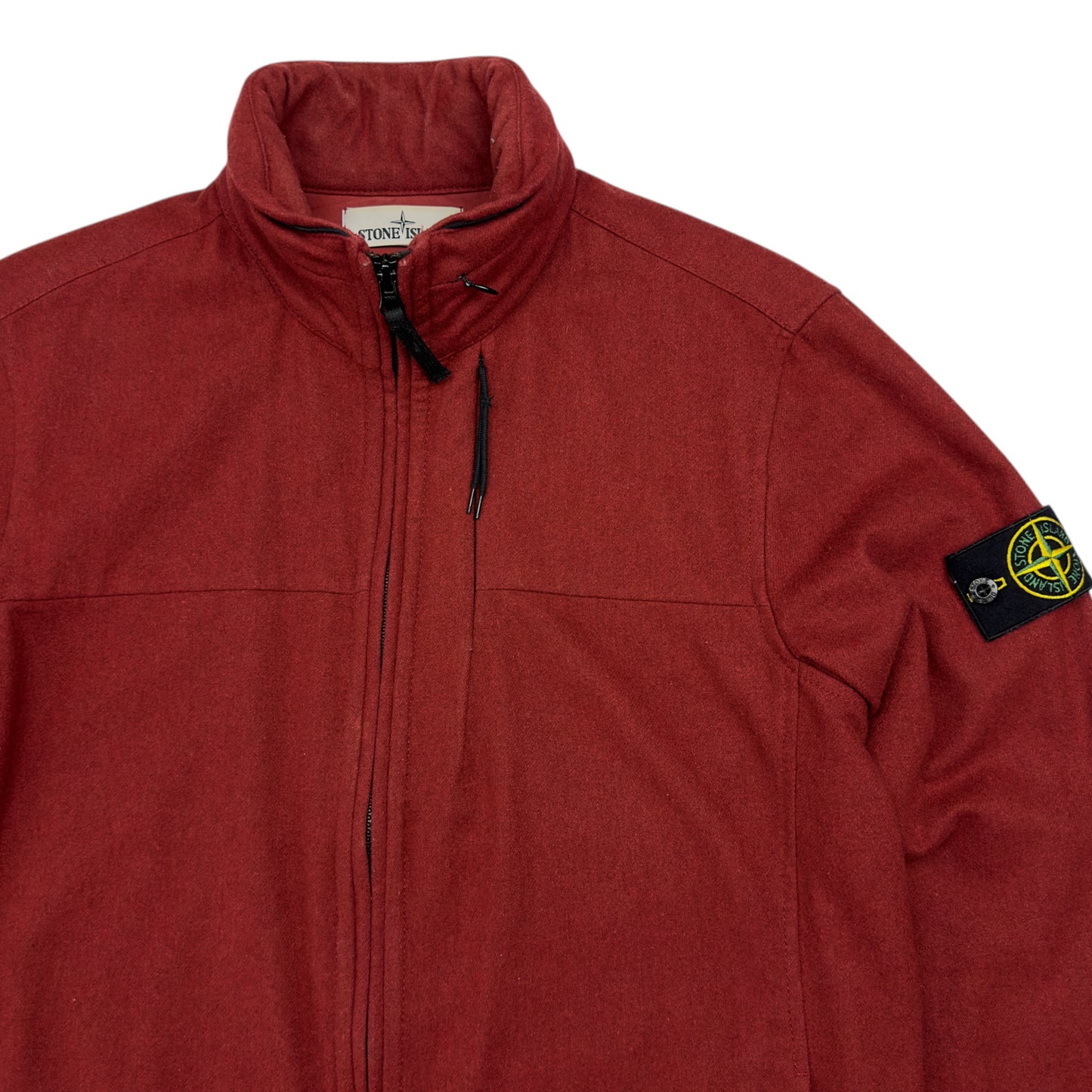 A/W 14 Stone Island Wool Blend Jacket - Red