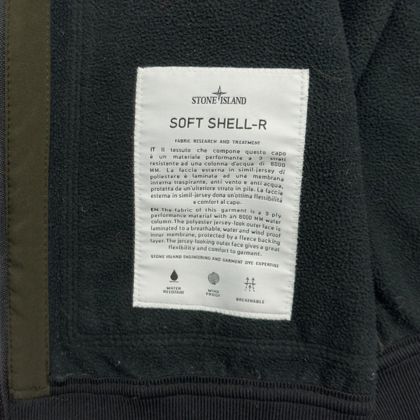A/W 12 Stone Island Soft Shell R - Dark Green