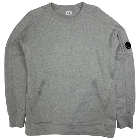 C.P. Company Diagonal Raised Fleece Pocket Crewneck