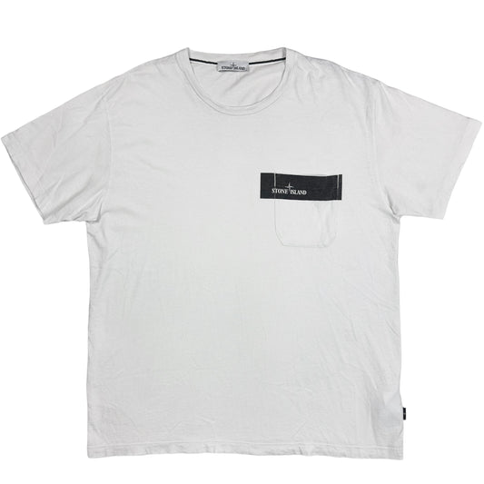 S/S 18 Stone Island Pocket T-Shirt - White