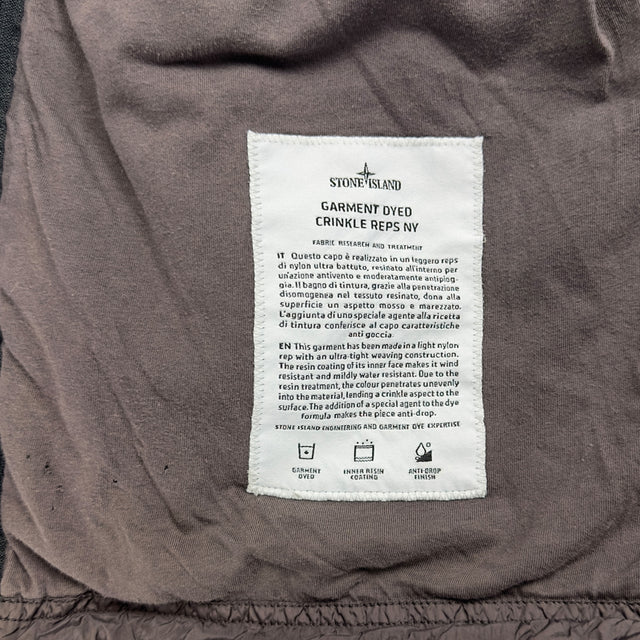 S/S 19 Stone Island Crinkle Reps NY Jacket - Brown