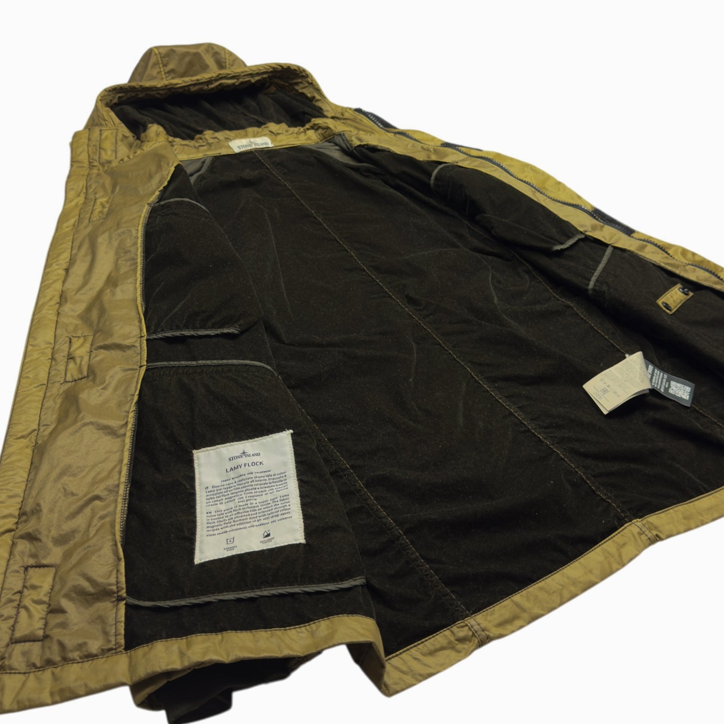 A/W 18 Stone Island Lamy Flock Field Jacket - Khaki