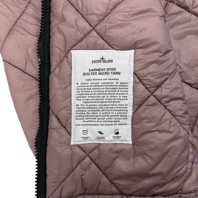 A/W 18 Stone Island Quilted Micro Yarn Bomber Jacket