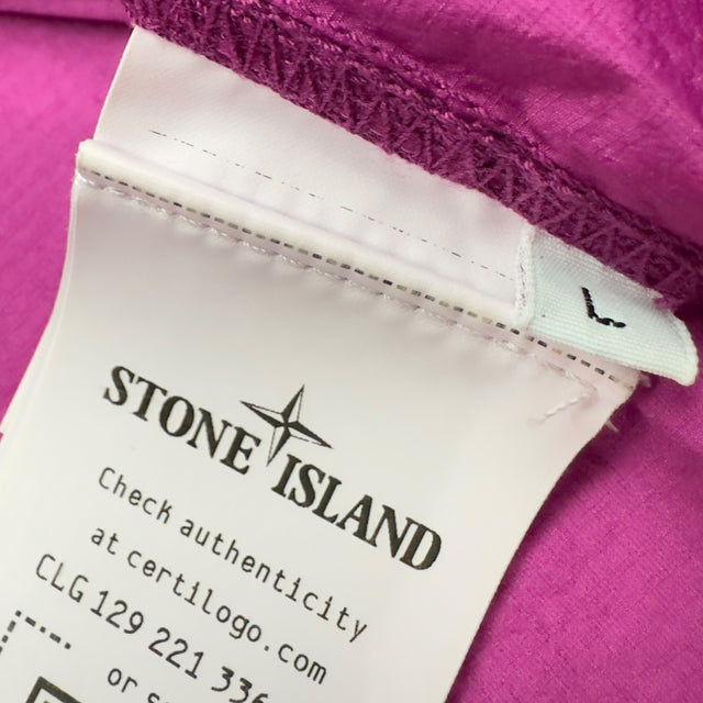 S/S 23 Stone Island Marina Rip Stop Prismatico Reflective Jacket