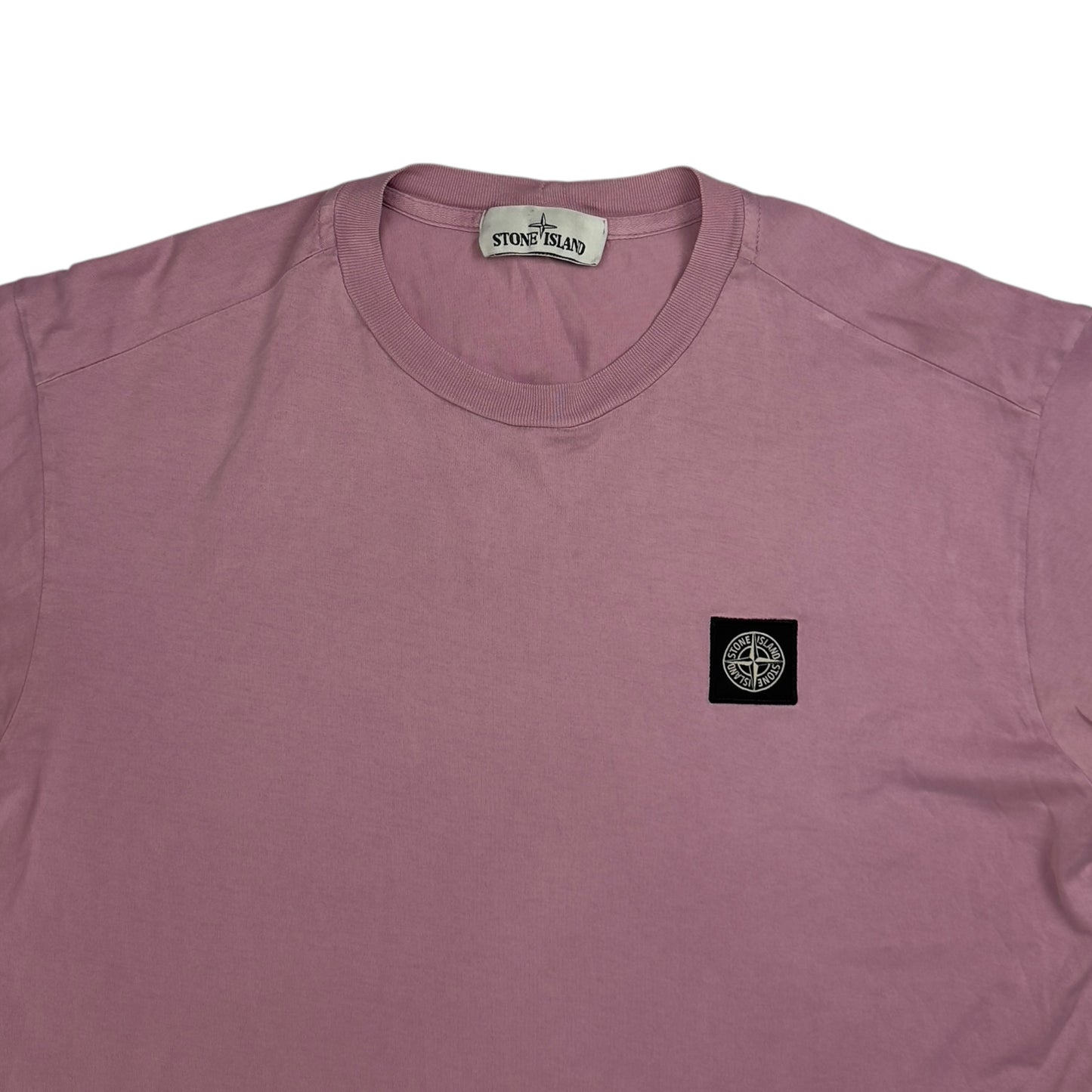 S/S 20 Stone Island Patch T-Shirt - Pink