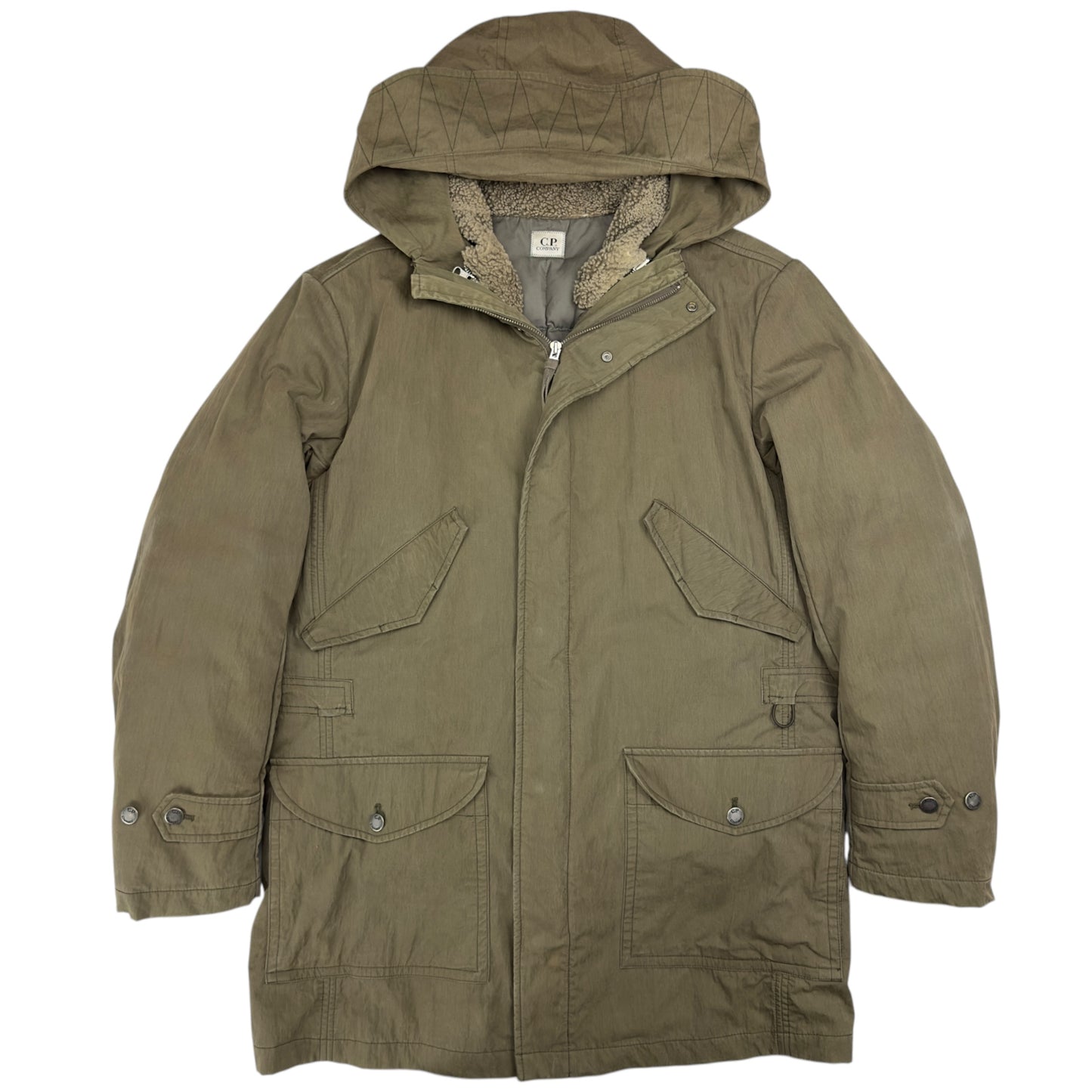 A/W 06 C.P. Company 3 in 1 Down Parka Jacket with Shearling Collar