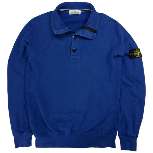 A/W 15 Stone Island Quarter Zip Sweater - Blue
