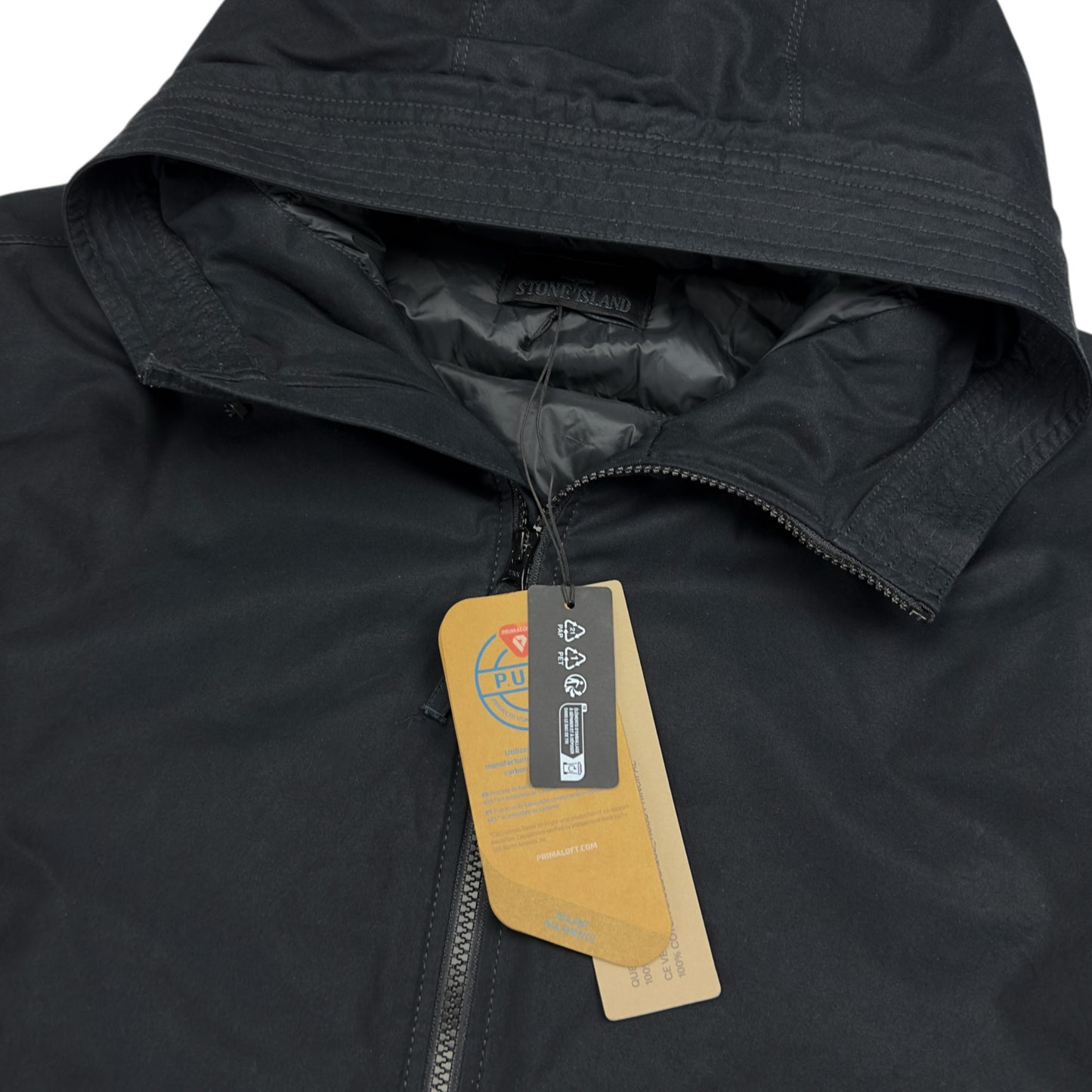 A/W 24 Stone Island Weatherproof Cotton Canvas Ghost Piece with Primaloft Insulation Jacket