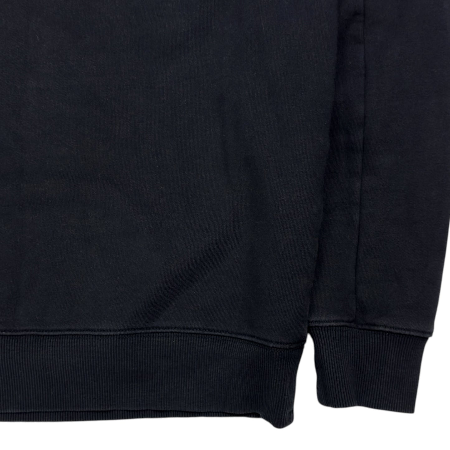 C.P. Company Diagonal Raised Fleece Crewneck Sweater - Navy