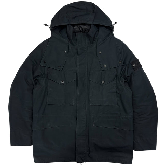 A/W 22 Stone Island O-Ventile Ghost Dutch Rope Down Jacket