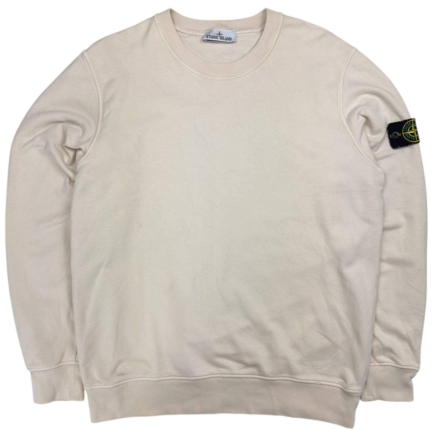 A/W 22 Stone Island Crewneck Sweater - Cream