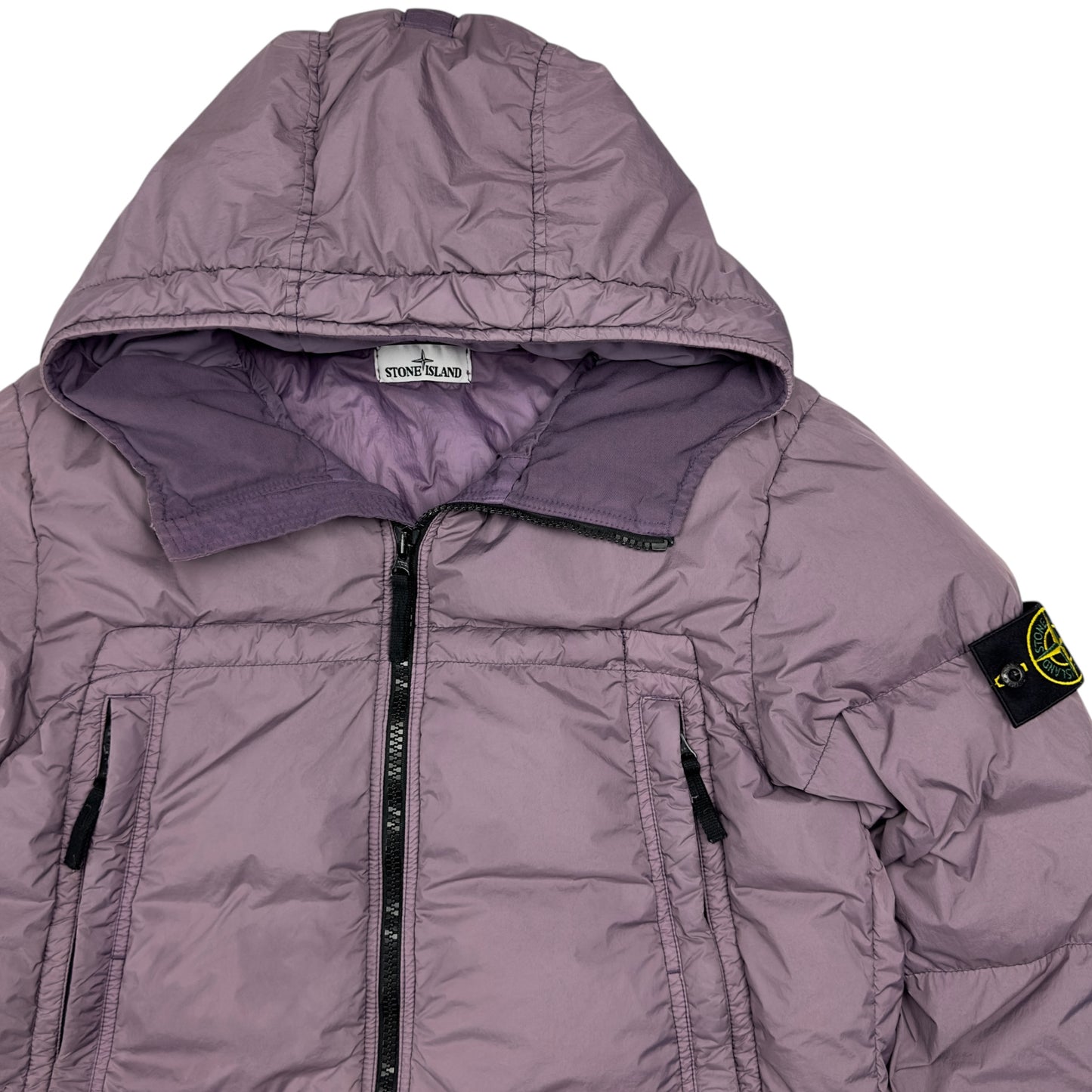 A/W 20 Stone Island Crinkle Reps NY Down Puffer Jacket - Mauve