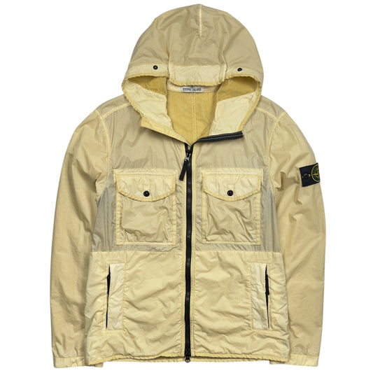 A/W 19 Stone Island Lamy Flock Jacket - Yellow