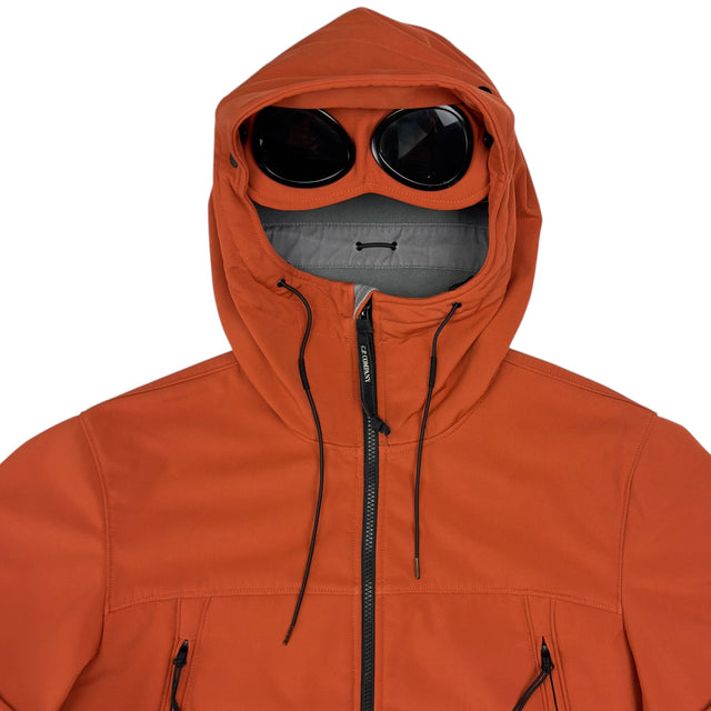 C.P. Company Soft Shell Goggle Jacket - Orange