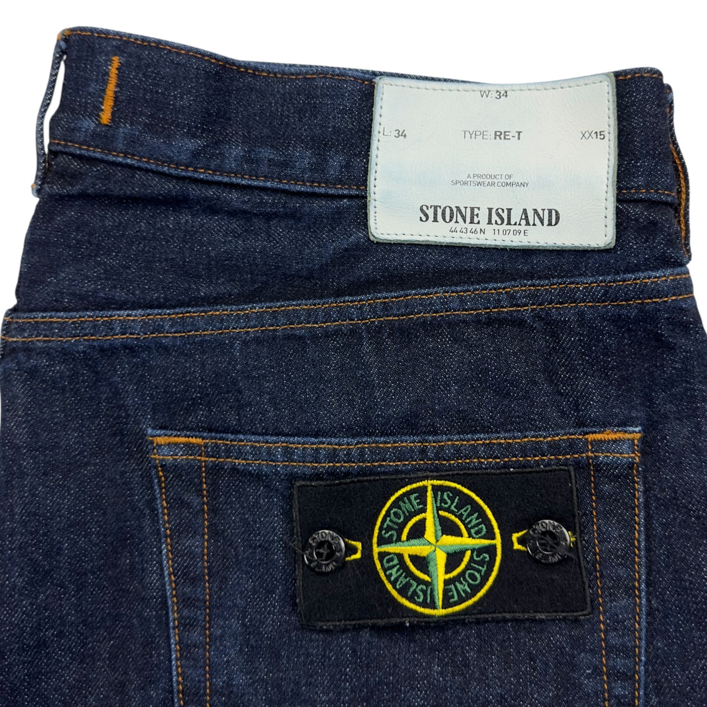 S/S 13 Stone Island Dark Wash Jeans 34/32 RE-T