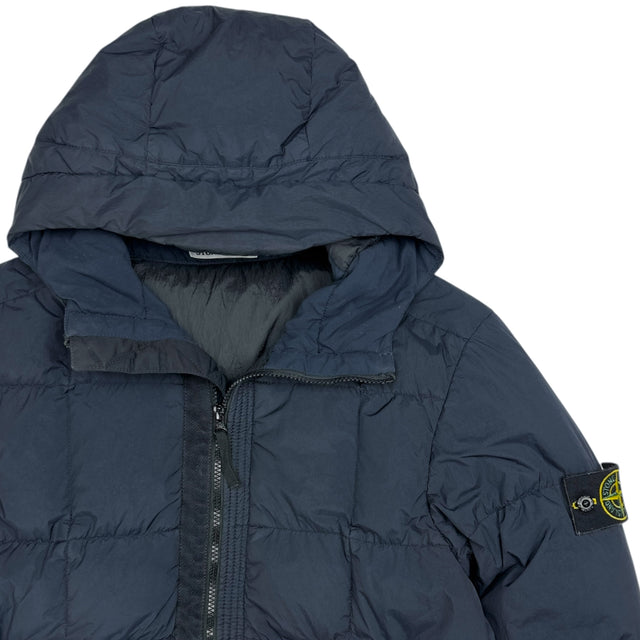 A/W 18 Stone Island Crinkle Reps NY Down Puffer Jacket - Navy