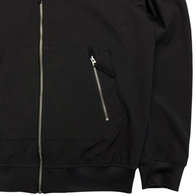 S/S 21 Stone Island Light Soft Shell-R Jacket with e-dye Technology - Black
