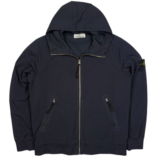S/S 18 Stone Island Light Soft Shell - R - Navy