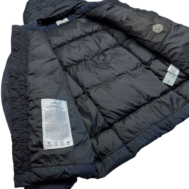 A/W 18 Stone Island Crinkle Reps NY Down Puffer Jacket - Navy
