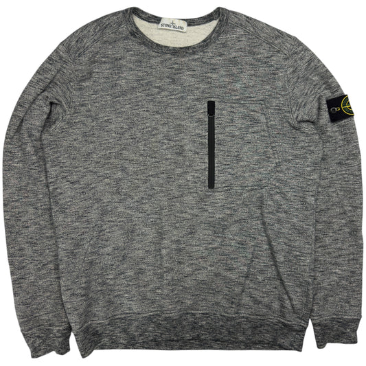 A/W 18 Stone Island Marl Pocket Sweater - Dark Grey