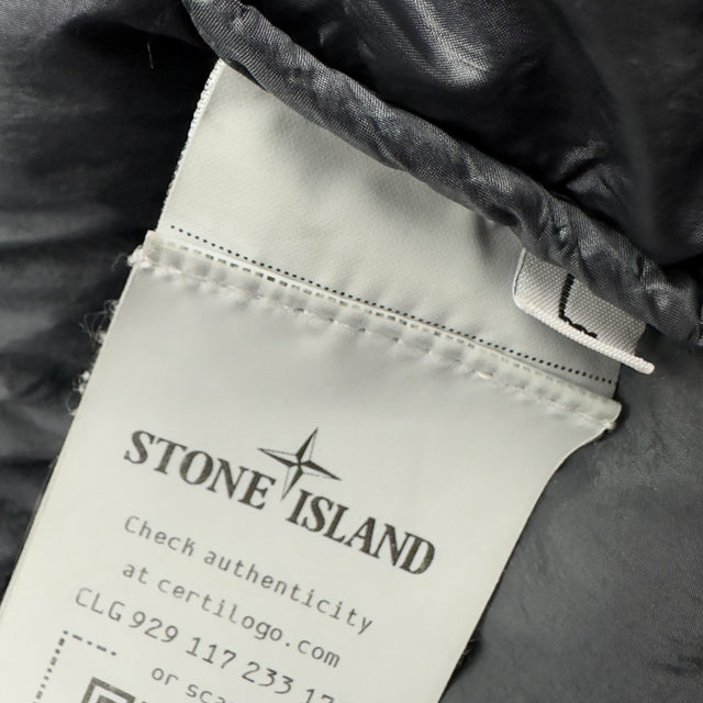 A/W 23 Stone Island Loom Woven Chambers R-Nylon Down TC Puffer Jacket - Grey