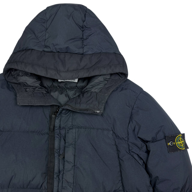 A/W 17 Stone Island Crinkle Reps NY Down Puffer Jacket - Navy