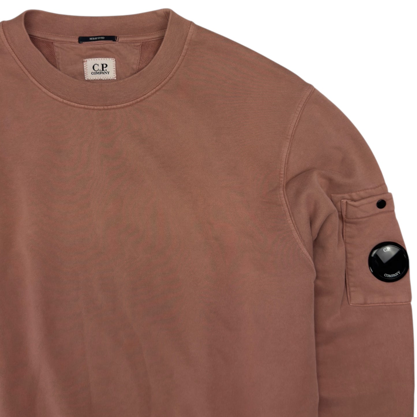 C.P. Company Resist Dyed Crewneck Sweater - Pink